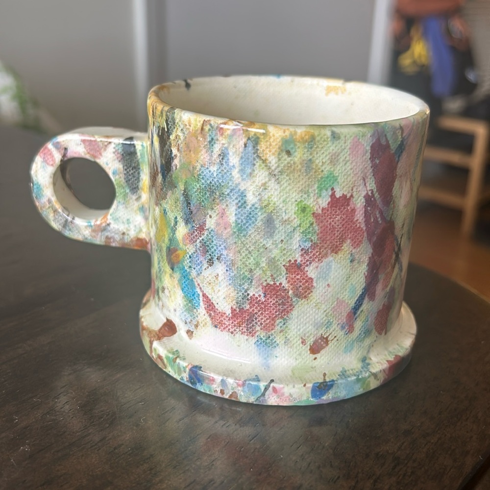 Peter Shire Echo Park Pottery Splatter Mug